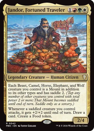 Jandor Fortuned Traveler Mystery Booster: Commander Edition Magic card