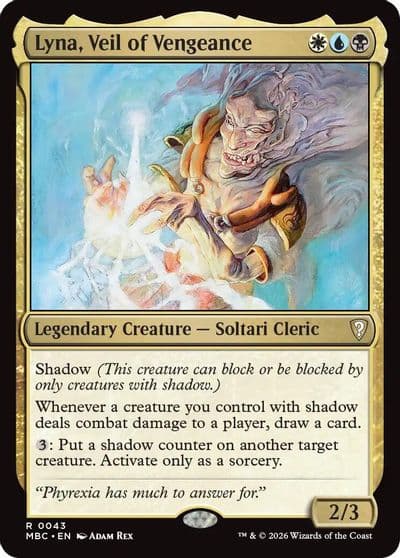 Lyna Veil of Vengeance Mystery Booster: Commander Edition Magic card