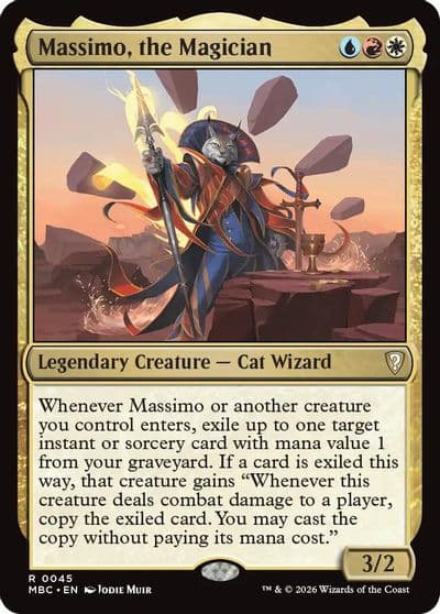 Massimo the Magician Mystery Booster: Commander Edition Magic card