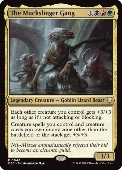 The Muckslinger Gang Mystery Booster: Commander Edition Magic card
