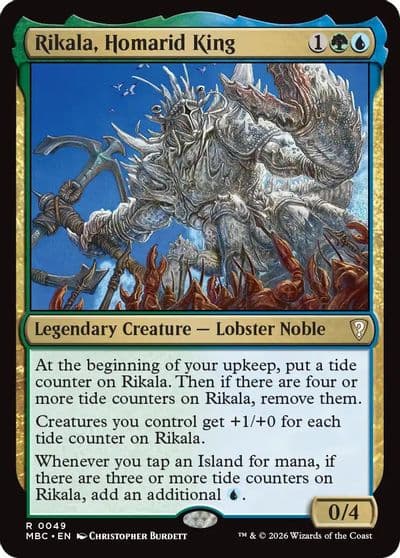 Rikala Homarid King Mystery Booster: Commander Edition Magic card