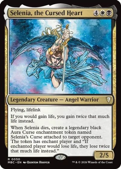 Selenia the Cursed Heart Mystery Booster: Commander Edition Magic card