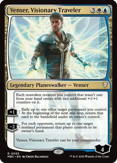 Venser Visionary Traveler Mystery Booster: Commander Edition Magic card