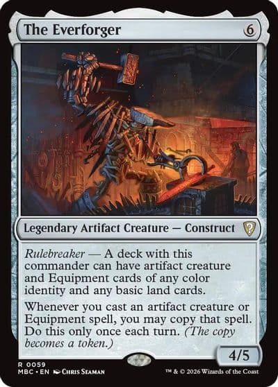 The Everforger Mystery Booster: Commander Edition Magic card