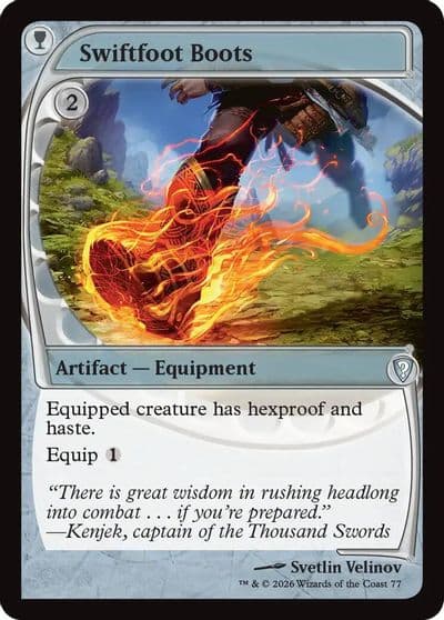 Swiftfoot Boots Future Sight Mystery Booster: Commander Edition Magic card