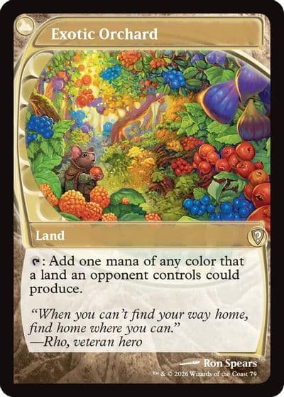 Exotic Orchard Future Sight Mystery Booster: Commander Edition Magic card