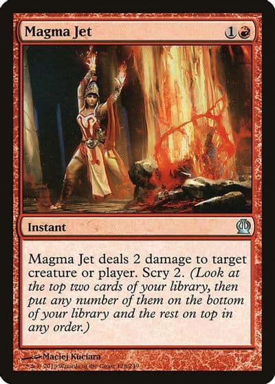 Magma Jet Theros Magic card
