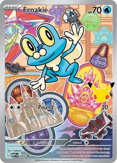 Froakie 060 First Partner Collection 2026 Pokemon card