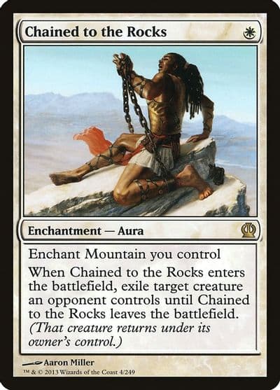 Chained to the Rocks Theros Magic card