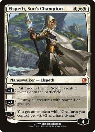 Elspeth Suns Champion Theros Magic card