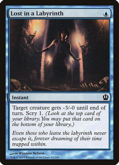 Lost in a Labyrinth Theros Magic card