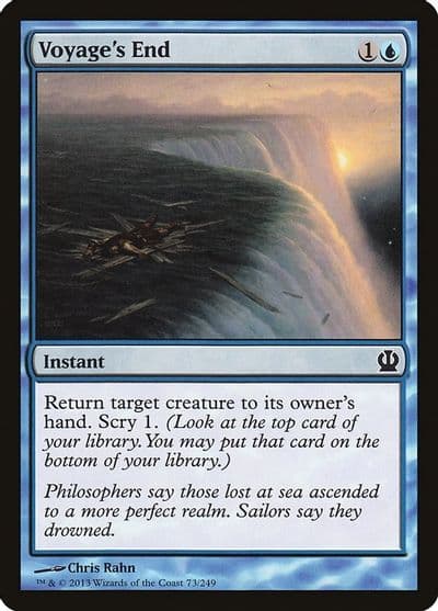 Voyages End Theros Magic card