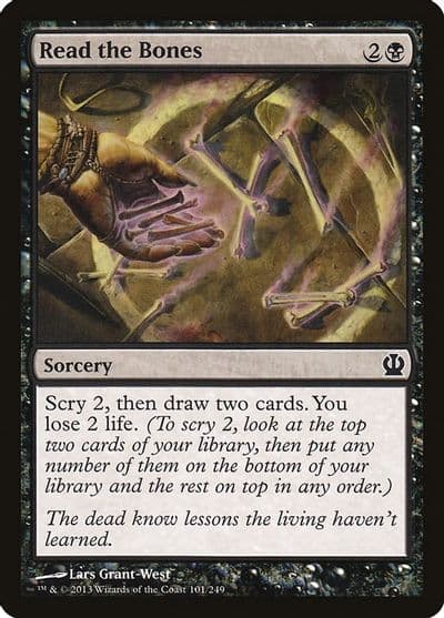 Read the Bones Theros Magic card
