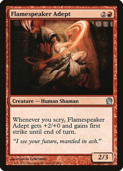 Flamespeaker Adept Theros Magic card