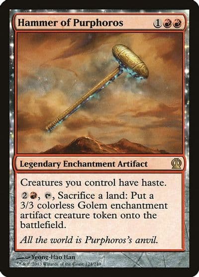 Hammer of Purphoros Theros Magic card