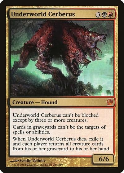 Underworld Cerberus Theros Magic card