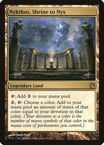 Nykthos Shrine to Nyx Theros Magic card