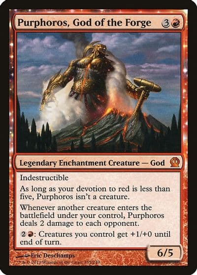 Purphoros God of the Forge Theros Magic card