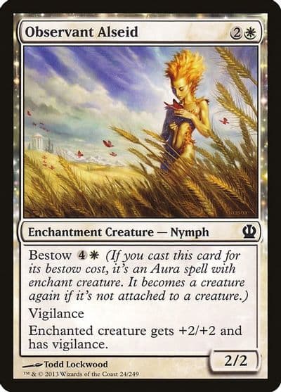 Observant Alseid Theros Magic card