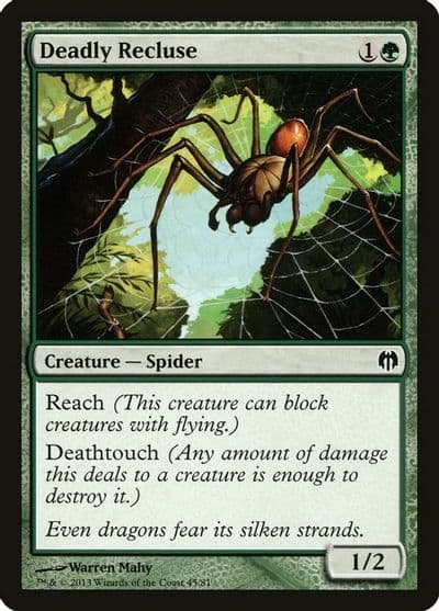 Deadly Recluse Duel Decks: Heroes vs. Monsters Magic card