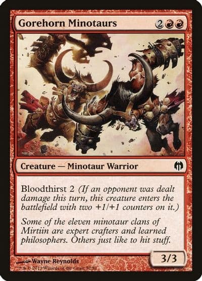 Gorehorn Minotaurs Duel Decks: Heroes vs. Monsters Magic card