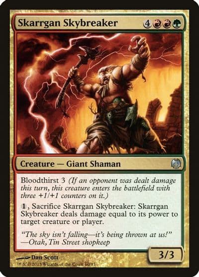 Skarrgan Skybreaker Duel Decks: Heroes vs. Monsters Magic card
