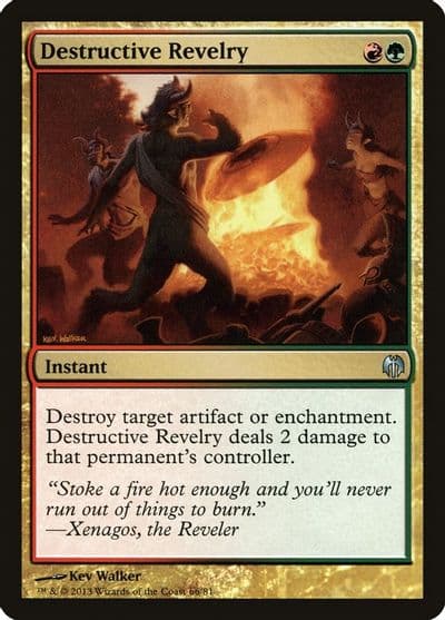 Destructive Revelry Duel Decks: Heroes vs. Monsters Magic card