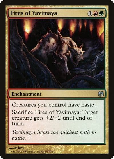 Fires of Yavimaya Duel Decks: Heroes vs. Monsters Magic card