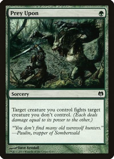 Prey Upon Duel Decks: Heroes vs. Monsters Magic card
