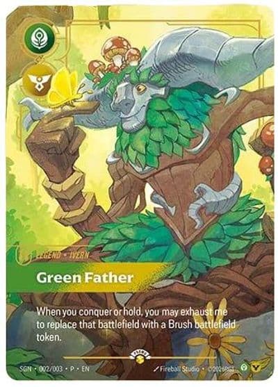 Ivern Green Father Secret Garden Riftbound card