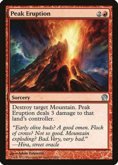 Peak Eruption Theros Magic card