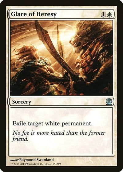 Glare of Heresy Theros Magic card