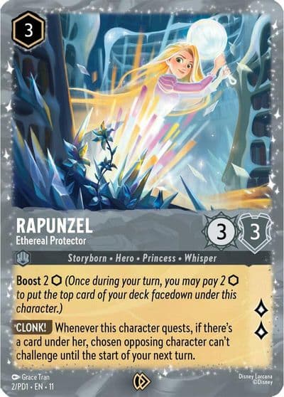Rapunzel Ethereal Protector Disney Lorcana Promo Cards Lorcana card