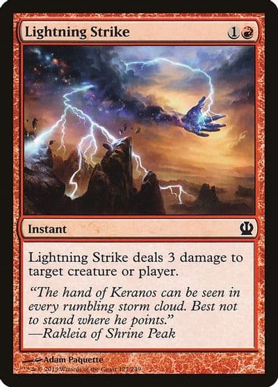 Lightning Strike Theros Magic card