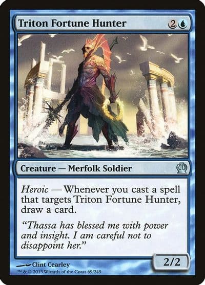 Triton Fortune Hunter Theros Magic card