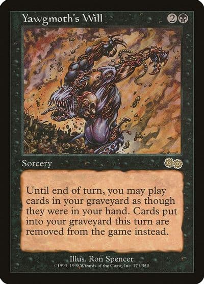 Yawgmoths Will Urza's Saga Magic card