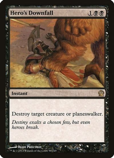 Heros Downfall Theros Magic card