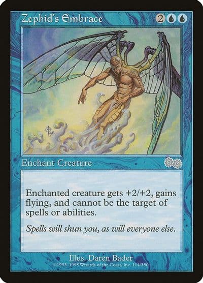 Zephids Embrace Urza's Saga Magic card