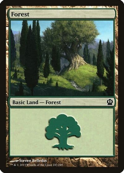 Forest 247 Theros Magic card