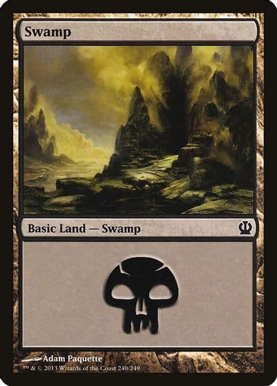 Swamp 240 Theros Magic card