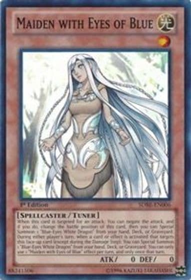 Maiden with Eyes of Blue Structure Deck: Saga of Blue-Eyes White Dragon Yu-Gi-Oh! card