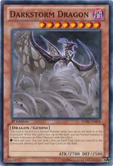 Darkstorm Dragon Structure Deck: Saga of Blue-Eyes White Dragon Yu-Gi-Oh! card