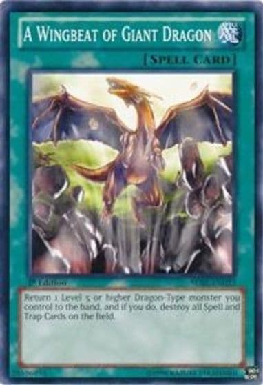 A Wingbeat of Giant Dragon Structure Deck: Saga of Blue-Eyes White Dragon Yu-Gi-Oh! card