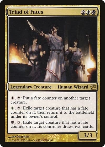 Triad of Fates Theros Magic card