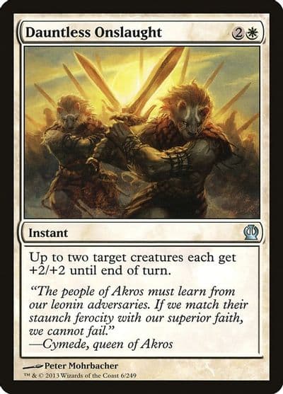 Dauntless Onslaught Theros Magic card