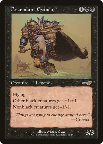 Ascendant Evincar Nemesis Magic card