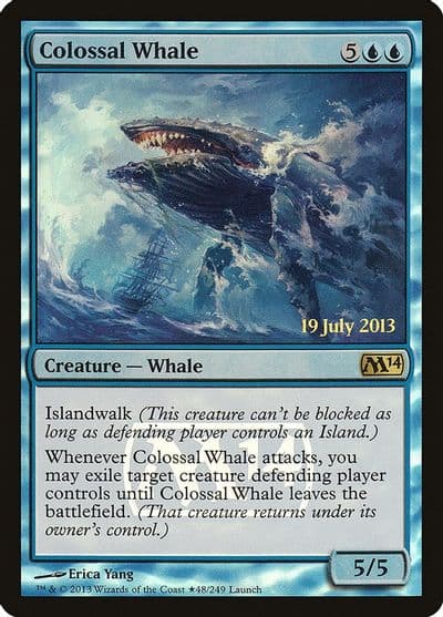 Colossal Whale Launch Party & Release Event Promos Magic card