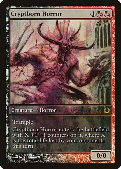 Cryptborn Horror Game Day & Store Championship Promos Magic card
