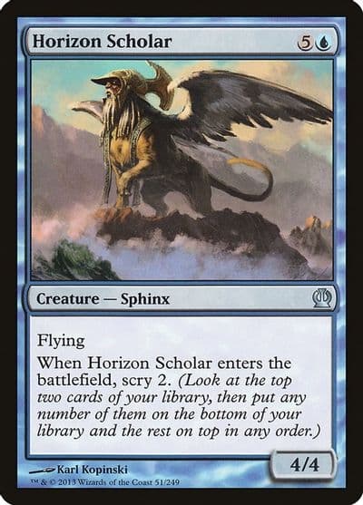 Horizon Scholar Theros Magic card