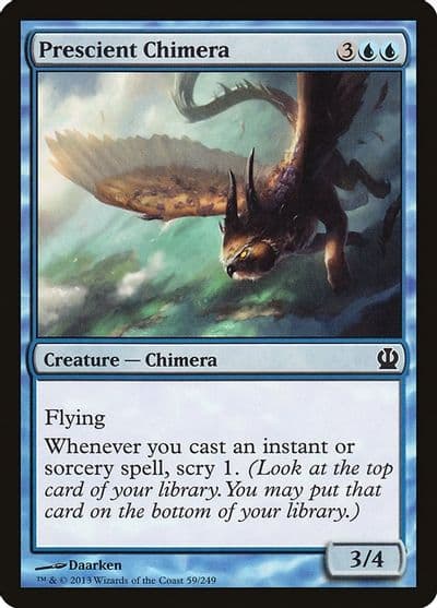 Prescient Chimera Theros Magic card
